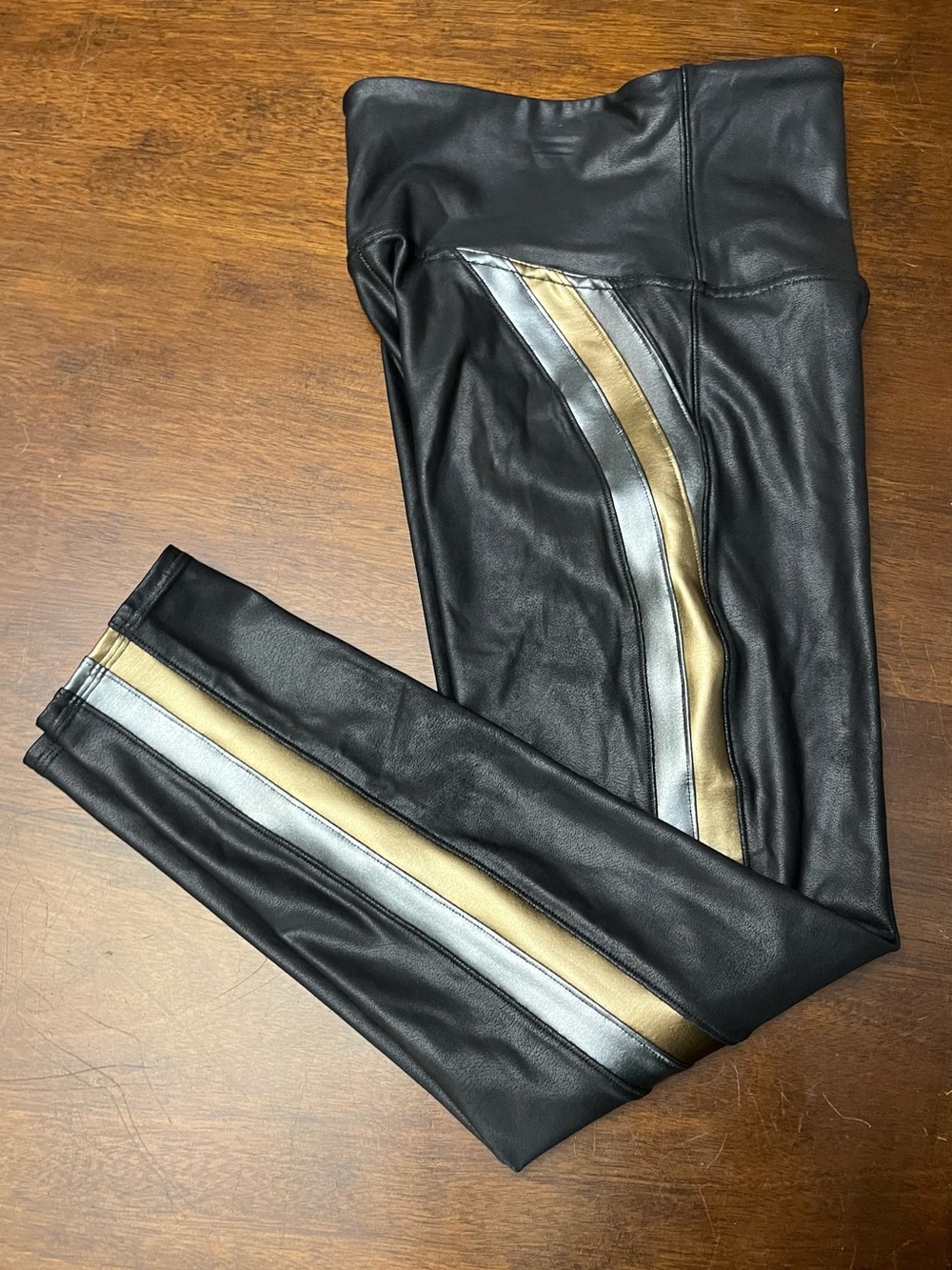 SPANX Faux Leather Leggings - XL